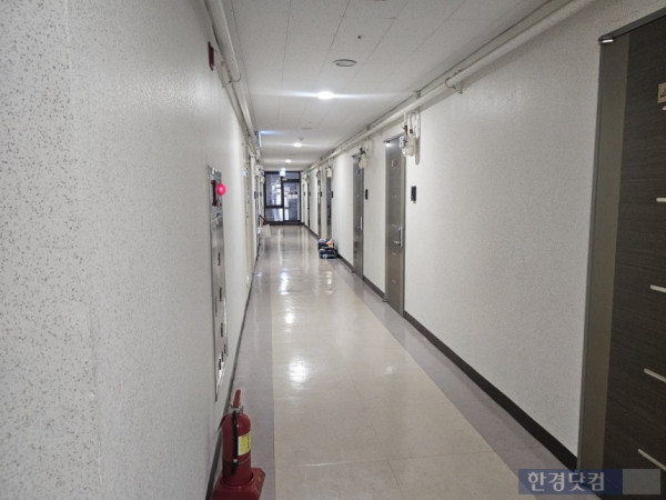 해당 오피스텔 복도/사진=유지희 기자